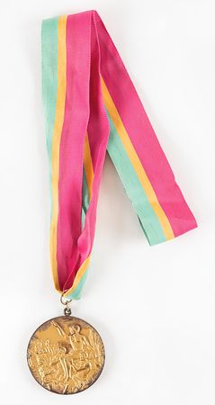 Lot #3095 Los Angeles 1984 Summer Olympics Gold Winner's Medal - Image 2