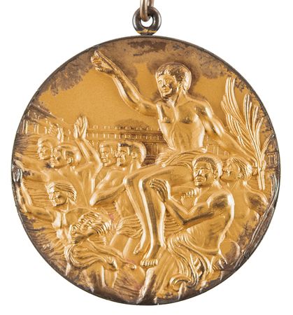 Lot #3095 Los Angeles 1984 Summer Olympics Gold Winner's Medal - Image 4