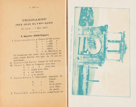 Lot #3244 Athens 1906 Intercalated Olympics Official Guidebook - Image 6