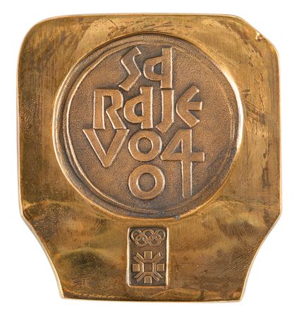 Lot #3142 Sarajevo 1984 Winter Olympics Bronze Participation Medal - Image 1
