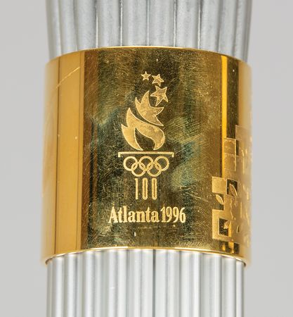 Lot #3022 Atlanta 1996 Summer Olympics Torch Presented to IOC Member James Worrall - Image 3