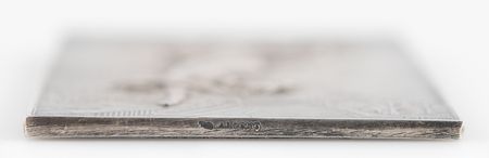 Lot #3043 Paris 1900 Olympics Silver Organizing Committee Plaque with Rare Case - Image 3