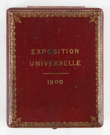 Lot #3043 Paris 1900 Olympics Silver Organizing Committee Plaque with Rare Case - Image 5