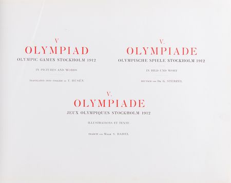 Lot #3247 Stockholm 1912 Olympics Illustrated Report - Image 2