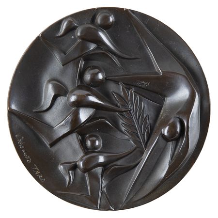 Lot #3133 Tokyo 1964 Summer Olympics Copper Participation Medal - Image 1