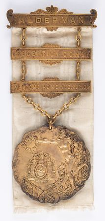 Lot #3171 London 1908 Olympics 'Reception Committee' Badge - Image 1