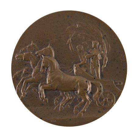 Lot #3118 London 1908 Olympics Bronze Participation Medal - Image 1