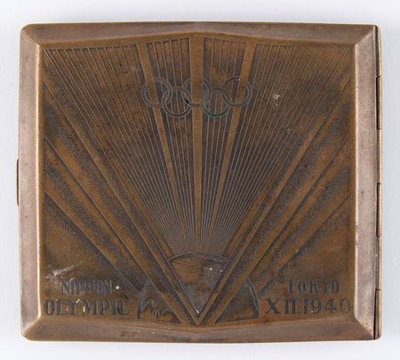 Lot #3332 Tokyo 1940 Summer Olympics Cigarette Case - Image 1