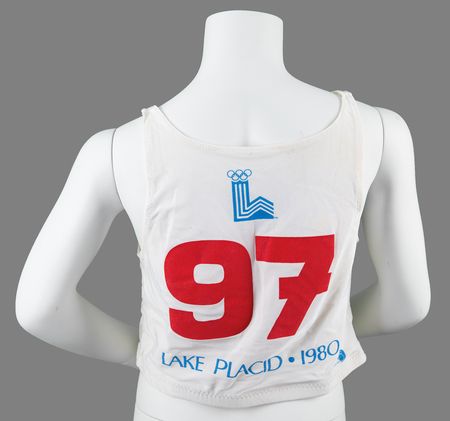 Lot #3361 Lake Placid 1980 Winter Olympics Competitor's Bib - Image 2