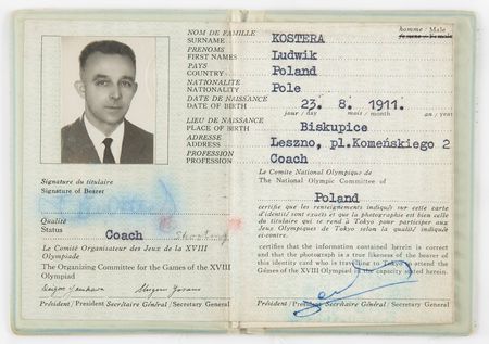 Lot #3215 Tokyo 1964 Summer Olympics ID Booklet - Image 2