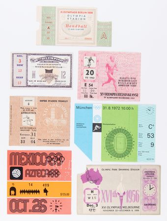 Lot #3271 Summer Olympics (1932-2020) Event Tickets Lot of (21) - Image 1