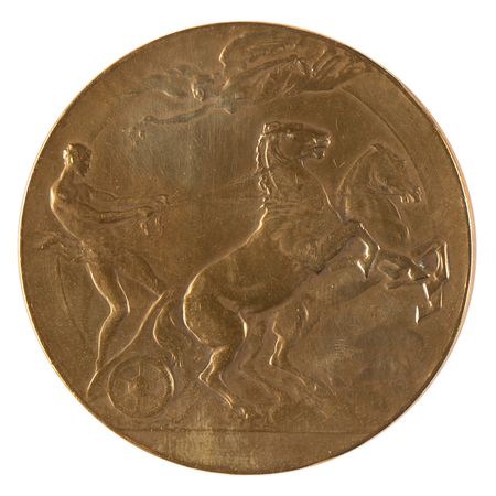 Lot #3123 Antwerp 1920 Olympics Bronze Participation Medal - Image 1