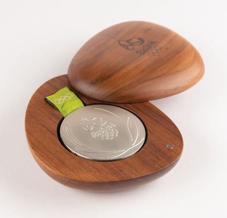 Lot #3111 Rio 2016 Summer Olympics Silver Winner's Medal for Wrestling - Image 6