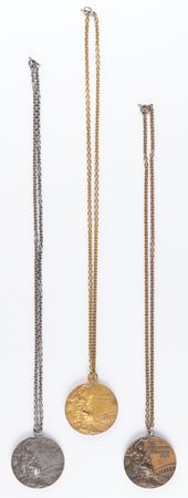 Lot #3088 Steve Genter's Collection of Munich 1972 Summer Olympics Gold, Silver, and Bronze Winner's Medals - Image 2