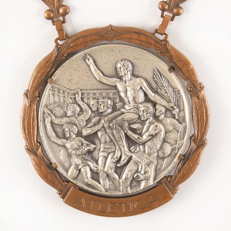 Lot #3081 Rome 1960 Summer Olympics Silver Winner's Medal for Athletics - Image 2