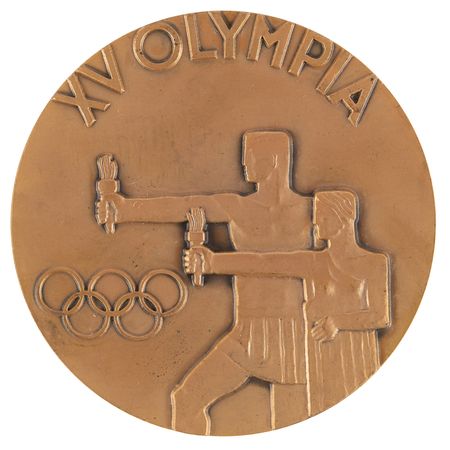Lot #3130 Helsinki 1952 Summer Olympics Bronze Participation Medal - Image 2