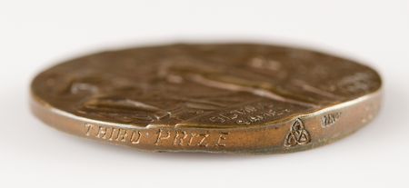 Lot #3051 London 1908 Olympics Bronze Winner's Medal for Shooting - Image 3