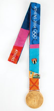 Lot #3106 Athens 2004 Summer Olympics Gold Winner's Medal for Baseball - Image 1