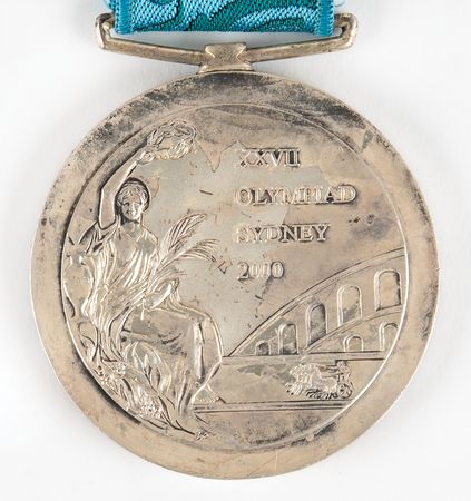 Lot #3103 Sydney 2000 Summer Olympics Silver Winner's Medal for Baseball - Image 3