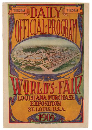 Lot #3250 St. Louis 1904 Olympics Program - Image 1