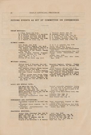 Lot #3250 St. Louis 1904 Olympics Program - Image 4