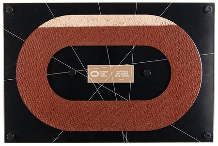 Lot #3377 London 2012 Summer Olympics Limited Edition Section of Olympic Stadium Track - Image 1