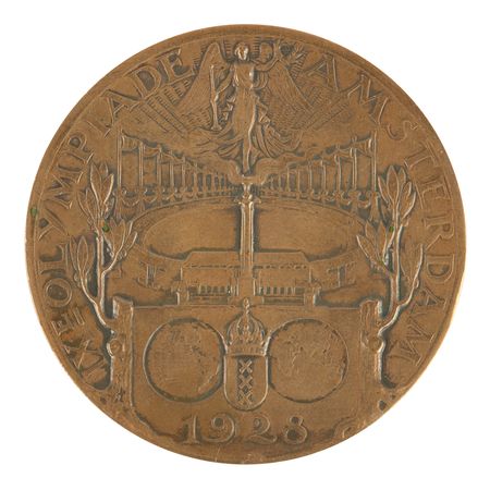 Lot #3125 Amsterdam 1928 Summer Olympics Bronze Participation Medal - Image 2