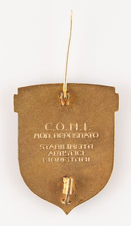 Lot #3184 Cortina 1956 Winter Olympics Trainer Badge - Image 2