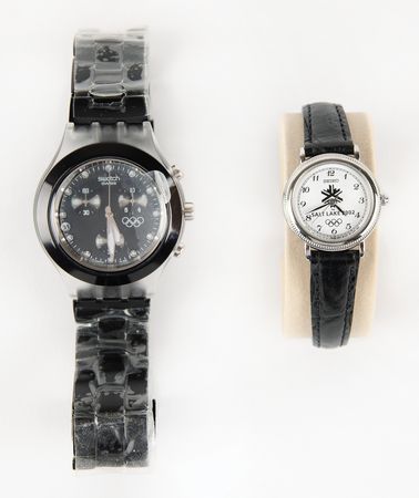 Lot #3375 Olympic Watches (2) by Seiko and Swatch - Image 1