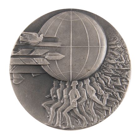 Lot #3368 International Olympic Committee (IOC) Medal - Image 1