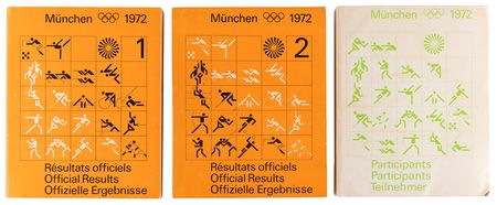 Lot #3356 Munich 1972 Summer Olympics (5) Souvenirs and Reports - Image 7