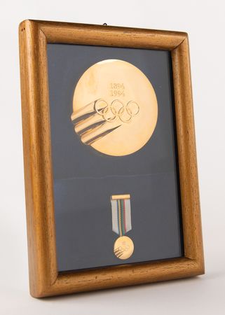 Lot #3370 International Olympic Committee (IOC) 1994 Centenary Medal and Badge - Image 2