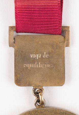 Lot #3086 Mexico City 1968 Summer Olympics Gold Winner's Medal for Gymnastics - Image 6