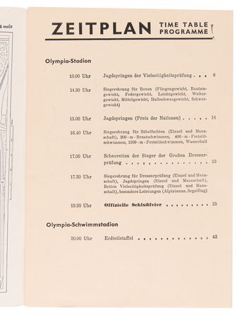 Lot #3254 Berlin 1936 Summer Olympics 'Closing Ceremony' Program - Image 4
