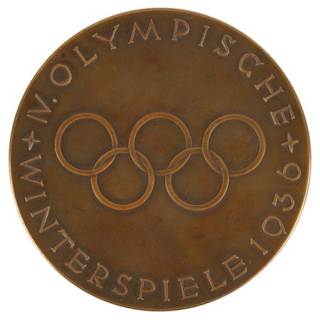 Lot #3067 Garmisch 1936 Winter Olympics Bronze Winner's Medal - Image 2