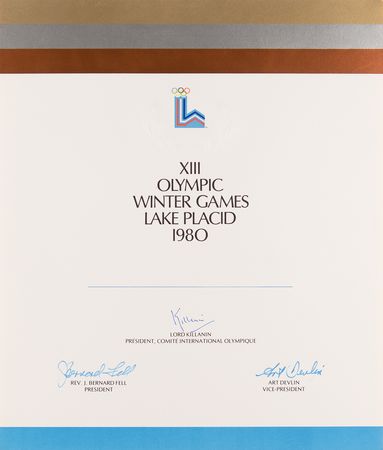 Lot #3160 Winter Olympics Collection of (10) Diplomas - Image 10