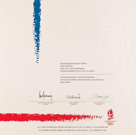 Lot #3160 Winter Olympics Collection of (10) Diplomas - Image 11