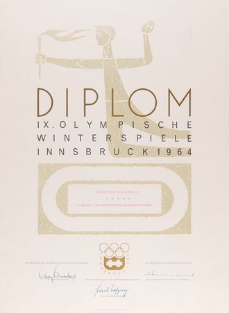 Lot #3160 Winter Olympics Collection of (10) Diplomas - Image 7
