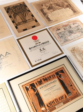 Lot #3161 Summer Olympics Collection of (19) Diplomas - Image 1