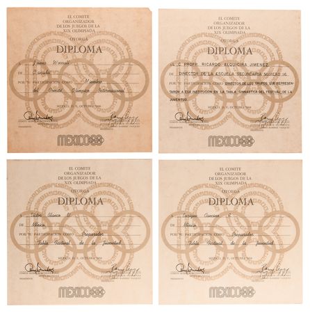Lot #3161 Summer Olympics Collection of (19) Diplomas - Image 14