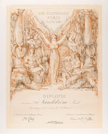 Lot #3161 Summer Olympics Collection of (19) Diplomas - Image 2