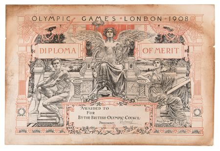 Lot #3161 Summer Olympics Collection of (19) Diplomas - Image 3