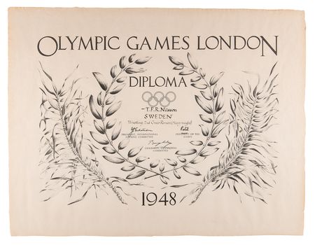 Lot #3161 Summer Olympics Collection of (19) Diplomas - Image 6