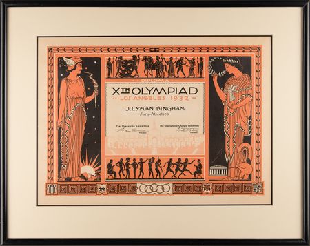 Lot #3161 Summer Olympics Collection of (19) Diplomas - Image 8