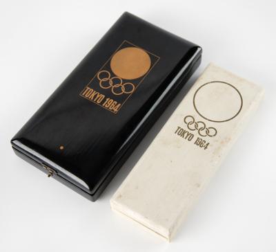 Lot #3084 Tokyo 1964 Summer Olympics Gold Winner's Medal for Fencing - Image 12