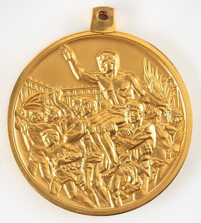 Lot #3084 Tokyo 1964 Summer Olympics Gold Winner's Medal for Fencing - Image 6