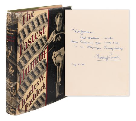 Lot #3286 Charley Paddock Signed Book - The