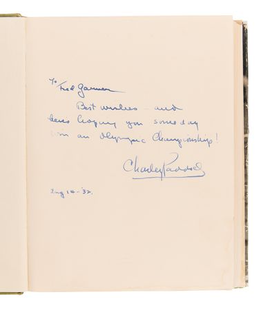 Lot #3286 Charley Paddock Signed Book - The Fastest Human - Image 4