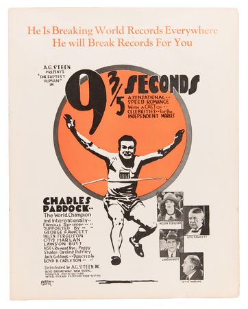 Lot #3286 Charley Paddock Signed Book - The Fastest Human - Image 5