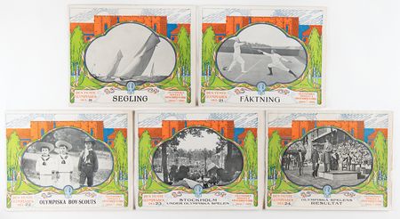 Lot #3305 Stockholm 1912 Summer Olympics Complete 24-Volume Magazine Set - Image 6